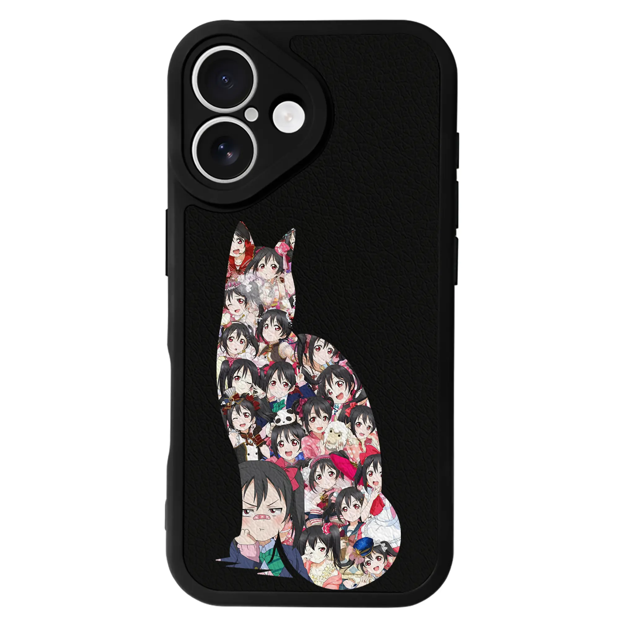 Love Live! グッズ,矢澤にこ - IPhone 16シリーズ対応 ・ シリコンスマホケース ・ レザー調 ・ 高精度フィット ・ 耐衝撃 ・ ワイヤレス充電対応 ・ 精密カット